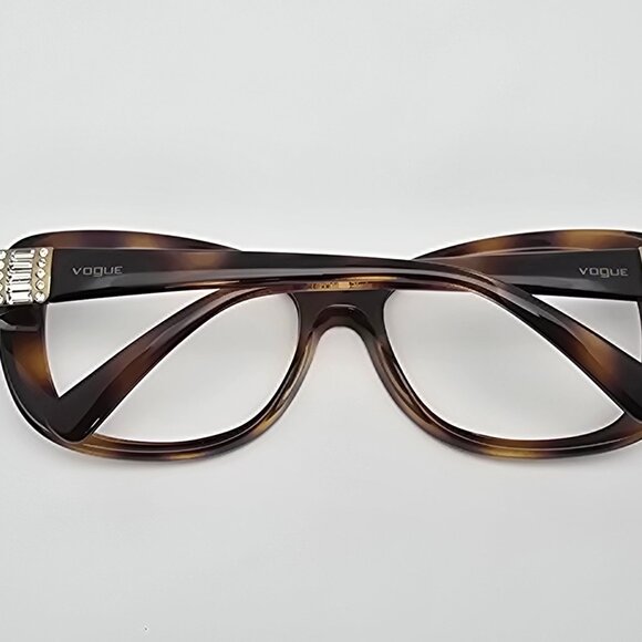Vogue VO2943-SB W656/T5 Tortoise Rhinestone Sunglasses Frame w/ Case 55-17-135 - Picture 12 of 16